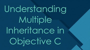 Understanding Multiple Inheritance in Objective C