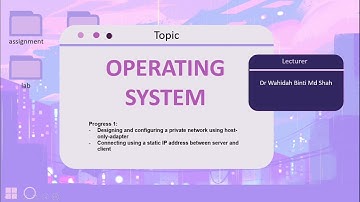 BITS 1213 | Project Operating System (Progress 1)