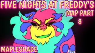 FNAF || Anything Color Palette Map Part 8 - Mapleshade