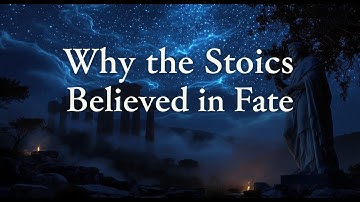 Why the Stoics Believed in Fate