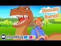  learn dinosaur names  best of blippi  explore with me