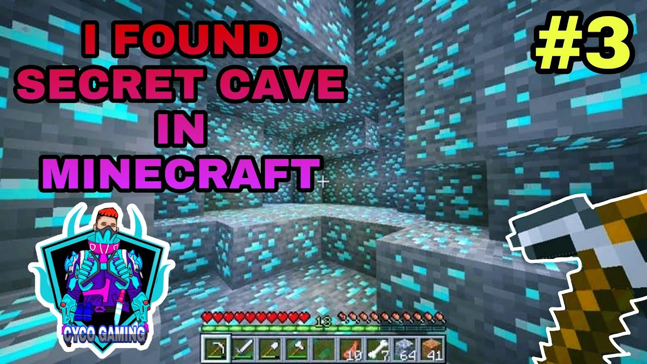 CAN I FIND DIAMONDS AND GOLD IN SECRET CAVES | MINECRAFT GAMEPLAY #3 ...