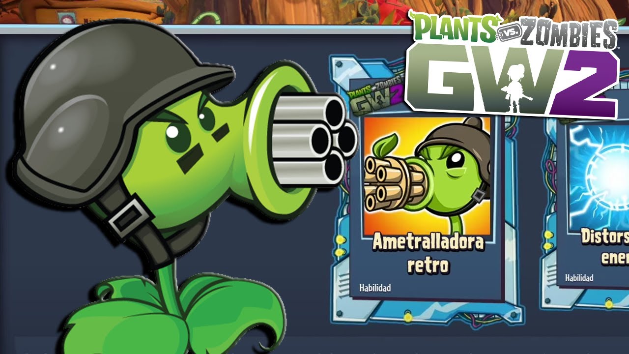 LA GUISANTRALLADORA RETRO - Plants vs Zombies Garden Warfare 2 - YouTube