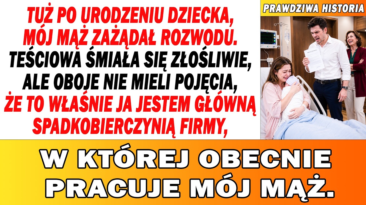 Światło poranka w szpitalnej sali było tak spokojne, że można by uwierzyć w normalność. Karolina odwraca głowę, a drzwi otwierają się cicho. Tomasz, mąż, całuje ją w czoło. Teściowa Krystyna...