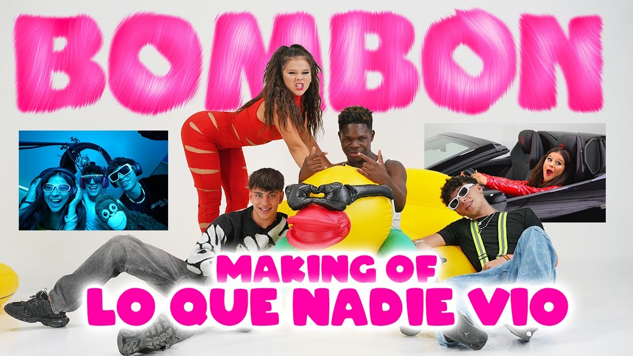 🔥 ¡¡LO QUE NADIE VIO!!  🎧​🎤​ MAKING OFF DE BOMBON (Official Video) - Karina, Hugo23