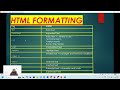 HTML &amp; CSS | EPISODE 5 | HTML FORMATTING