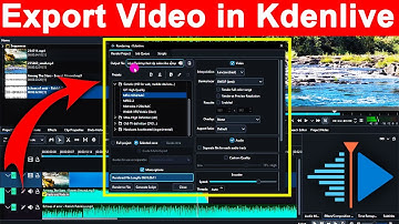 How to Export Video in Kdenlive | How to Save Video in Kdenlive | How to Render Video in Kdenlive