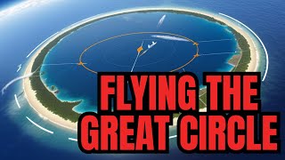 The Great Circle: Why Planes Don't Fly West from America to Australia
