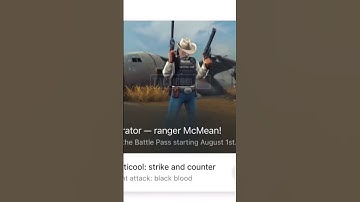 New Operator Ranger McMean Trailer - Operator available in August Battle Pass #tacticool #shorts