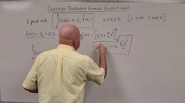 Numerical Analysis - Gauss Quadrature Rule for Integration (#2)