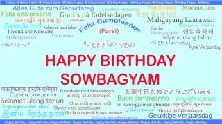 Sowbagyam   Languages Idiomas - Happy Birthday