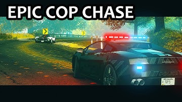 MOST EPIC Police Chase! [NFS The Run]