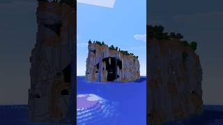Minecraft Cliff Island Seed With A Cave!