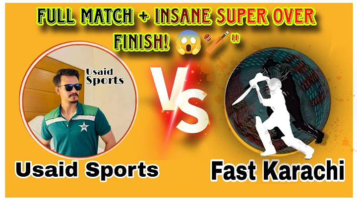 FULL MATCH | + INSANE SUPER OVER FINISH! 😱