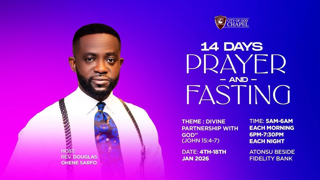 SUNDAY SERVICE ll  DIVINE PARTNERSHIP WITH GOD ll REV  DOUGLAS OHENE SARFO l 17 -01-2026