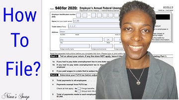 How do I File a 940 tax Return