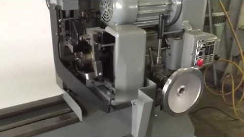 Hey No. 3 6" x 75" Facing & Centering Machine