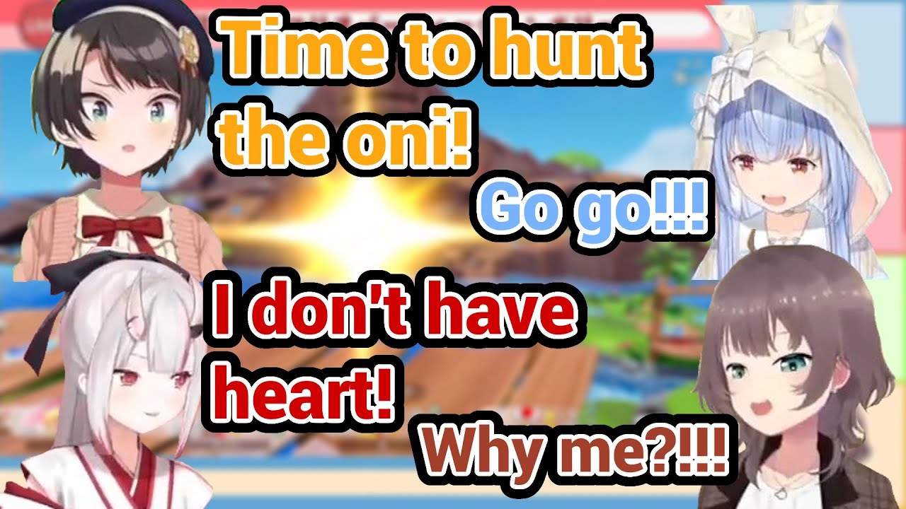 Ayame Bullied Matsuri Really Hard and then The Game Also Bully Matsuri, with Pekora and Subaru!!!