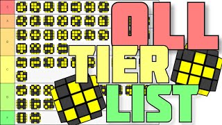 Rubik's Cube OLL Tier List