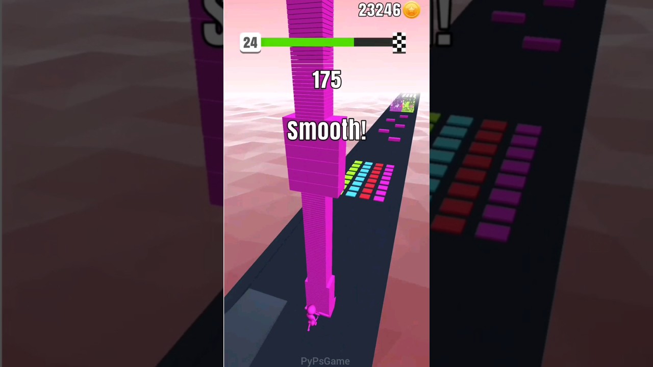 Stack Colors Run 😮 Epic Fail 😭 Gameplay Best Game 