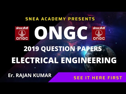 ONGC 2019 ELECTRICAL QUESTION PAPER SOLVED QNO.(1-50)