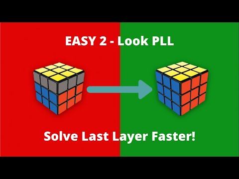 EASIEST 2 - Look PLL Tutorial (Only 6 Algorithms!)