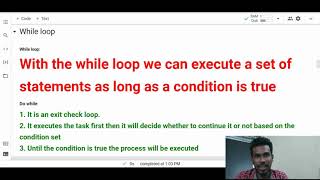 python has do-while | While loop based interview question collection from IBM, CTS and other MNCs