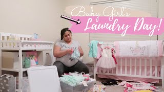 🎀Baby Girl Nesting | NURSERY \u0026 BABY LAUNDRY