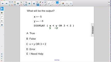 CSP Unit2 Logical Operators Pt 2 Q44