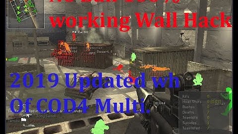 Tutorial : How to do wall hacking in cod4 Multiplayer 2019 | WH Update 2019 | Working 100%