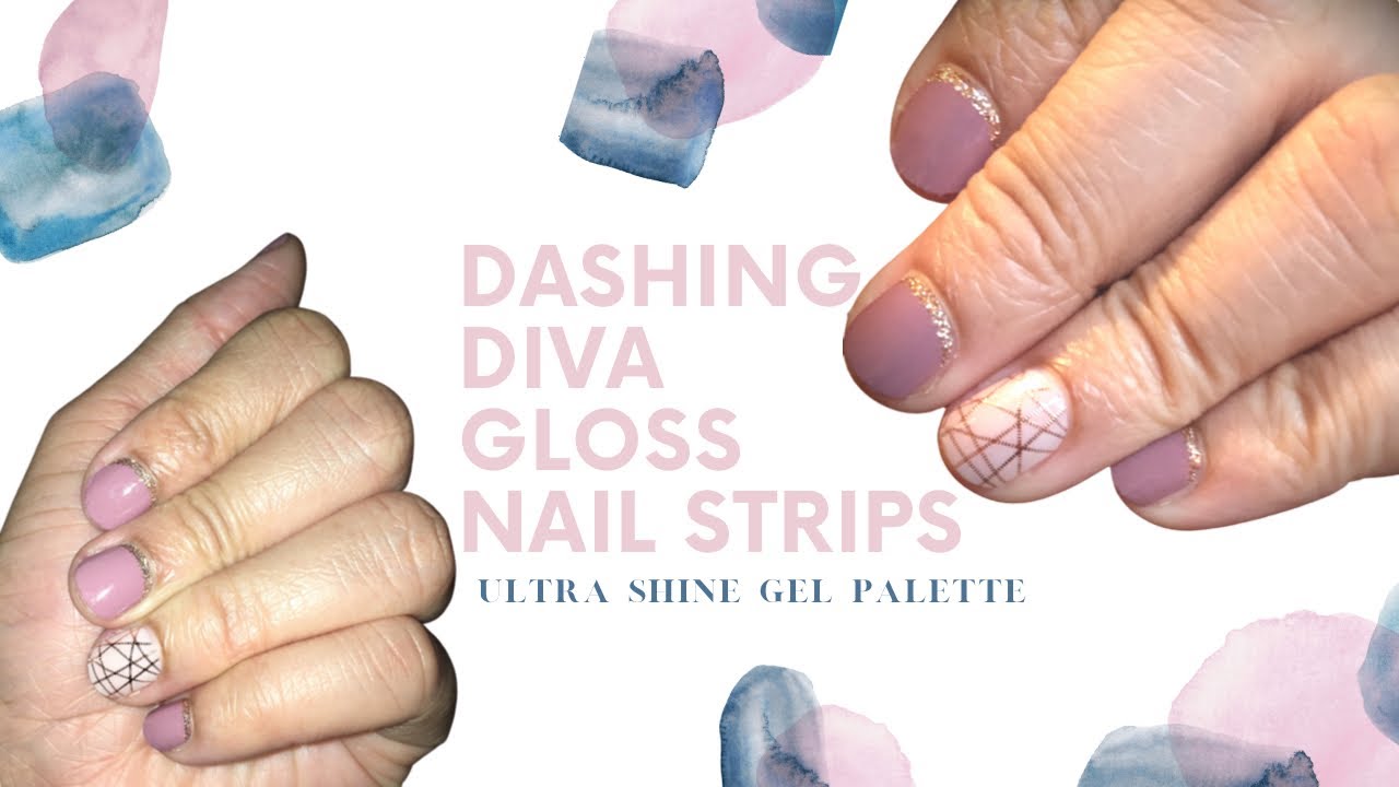 Beginner Friendly Nail Tutorial Dashing Diva GLOSS Gel Nail Strips