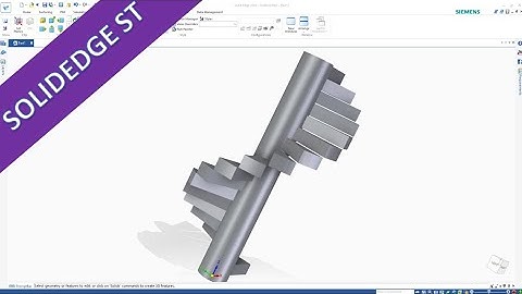 5.7 Spiral Staircase - Wendeltreppe - SolidEdge 2020 Training - Part Design