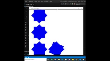 Draw Square and rotated Square in Python turtle graphic
