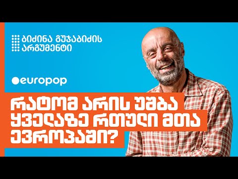 ბიძინა გუჯაბიძე | ჩემი არგუმენტი