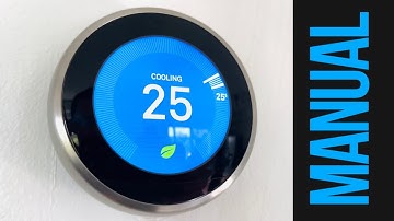 Nest Learning Thermostat Set Up Manual Guide | Google Wi-Fi Smart Learning Thermostat 3rd Gen