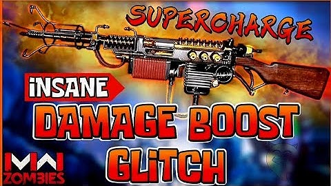 *INSANE* SUPERCHARGE WUNDERWAFFE DAMAGE BOOST GLITCH MODERN WARFARE 3 ZOMBIES - MW3 ZOMBIES GLITCHES