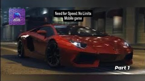 First day in NFS : No Limits/gameplay/part 1