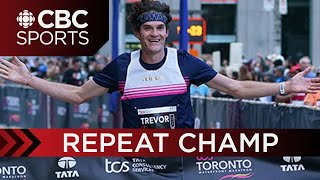 Trevor Hofbauer is your Canadian marathon champ with 🇨🇦 at the 2022 TCS Toronto Waterfront Marathon