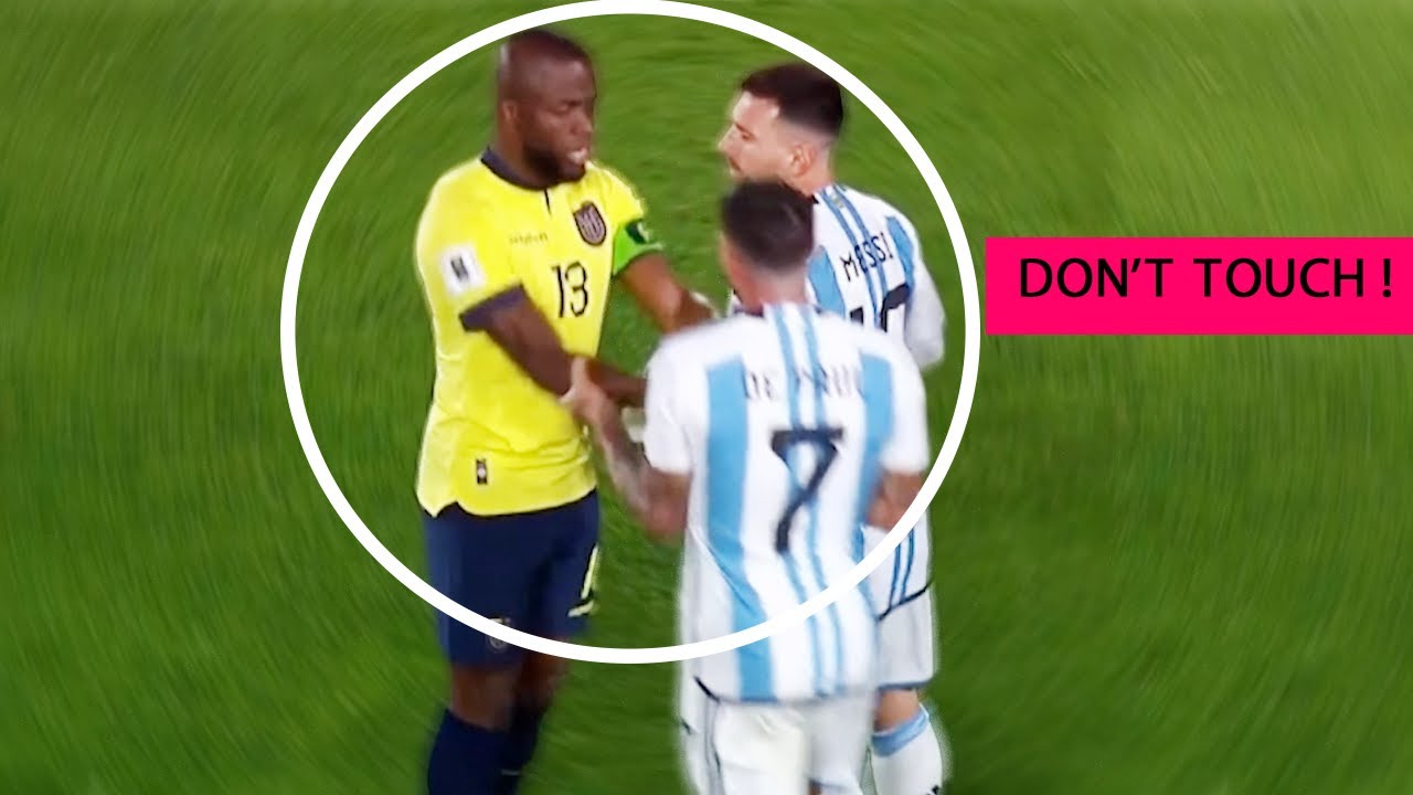 De Paul DEFENDING Lionel Messi vs Ecuador! 🛡️ 🔥