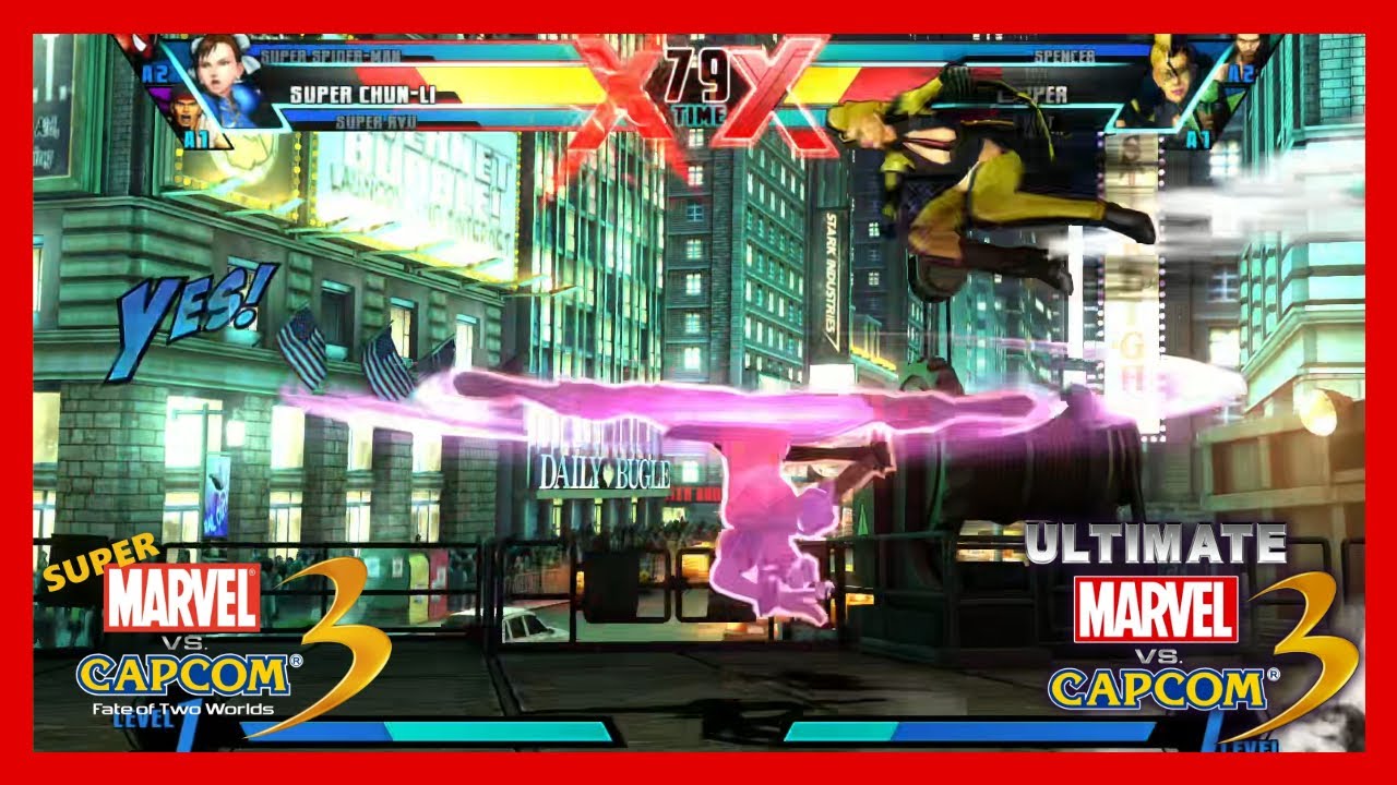 Umvc3 ModShowcase: Super UMvC3 - Ultimate Marvel vs. Capcom 3 | Ryu, Chun Li ...