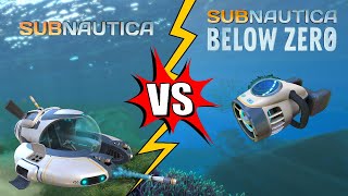 Subnautica below zero vehicles are worse!? Subnautica VS Subnautica Below Zero