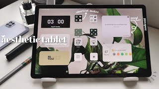 ☁ how to make your tablet aesthetic | samsung tab s6 | Aesthetic | Android