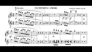 Video voorbeeld van "Cornelius Gurlitt - Sérénade, Op.96 (for 2 Pianos/8 Hands)"