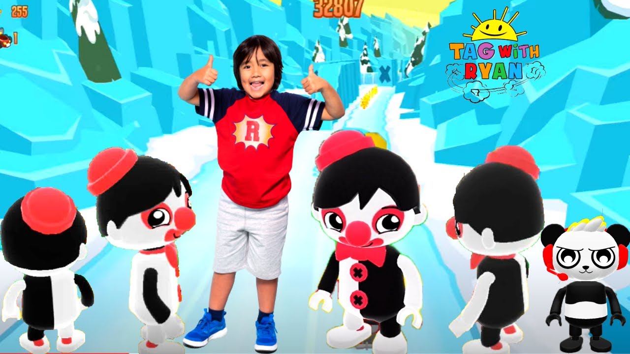 Tag with Ryan- Ryan The Clown tagged Red Titan Space Base Ryan All Characters Unlocked-Runner Game