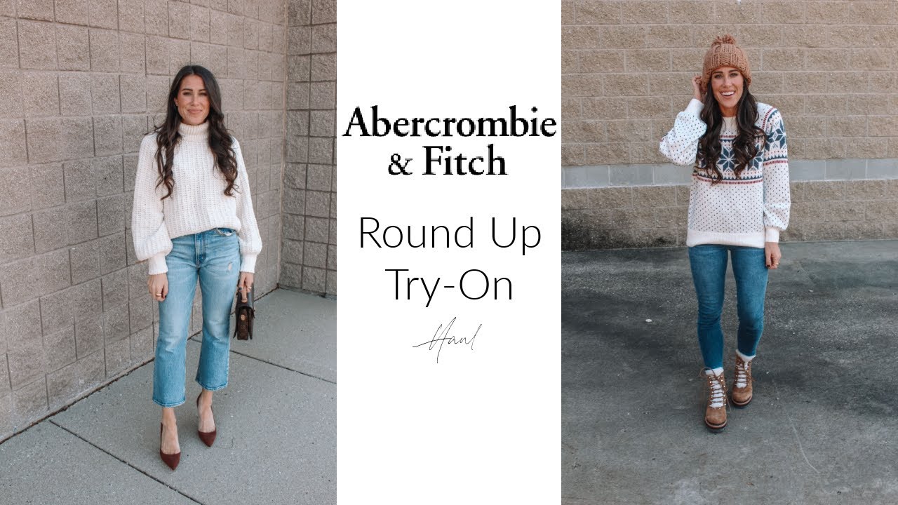 Abercrombie Fitch Round Up Try On Haul Youtube