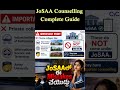 JoSAAలో ఈ Mistakes చేయొద్దు | JoSAA counselling 2026 | JoSAA Counselling Complete Guide | CYC