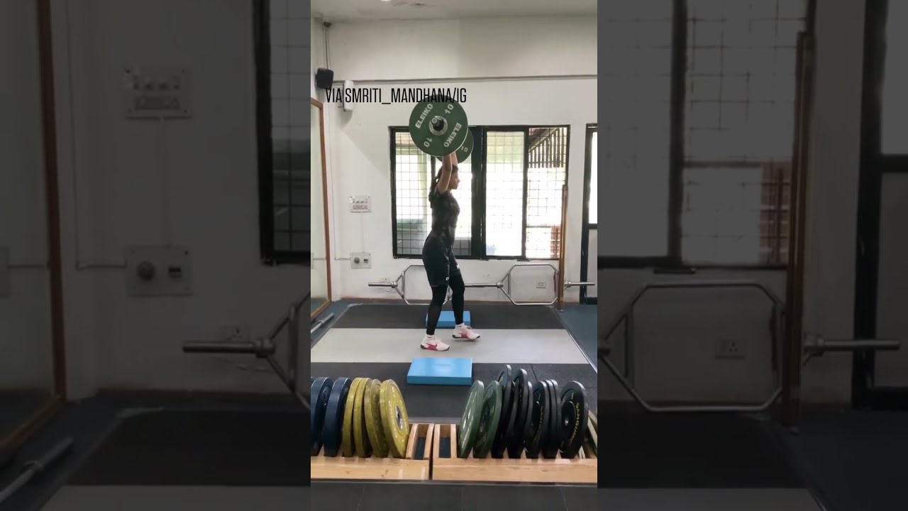 Smriti Mandhana is putting in the work 💪