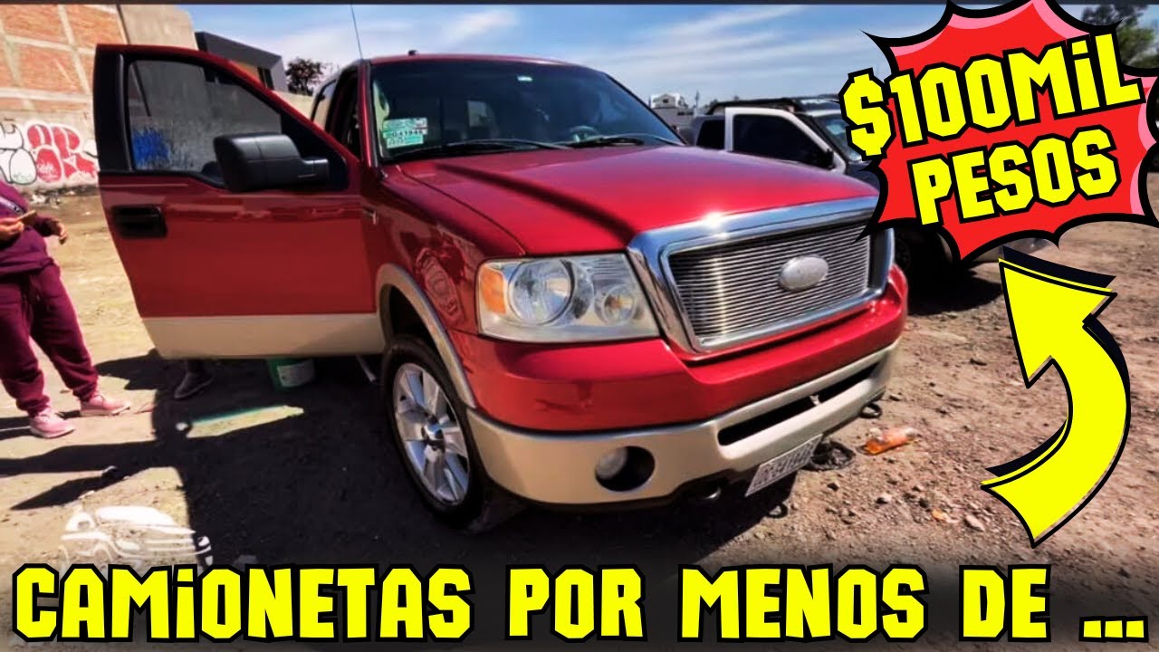🛑Camionetas FAMILIARES por menos de $100 Mil.pesos, Donde comprara autos baratos 