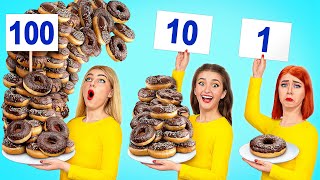 100 Vrstev Jídla Výzva | Bláznivá Výzva Multi DO Challenge