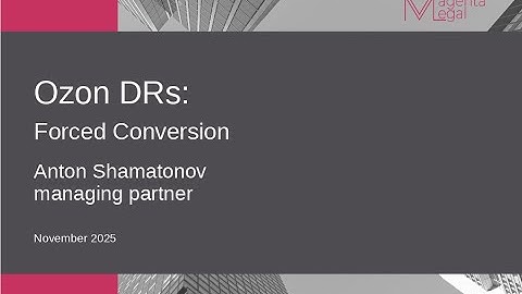 Ozon DRs: Forced Conversion